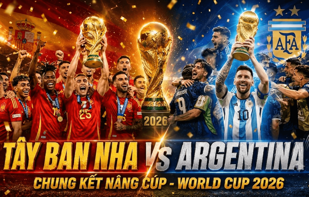Chung kết World Cup 2026: Tây Ban Nha vs Argentina - Soi kèo tại OK9 - WINVANTA88.SBS