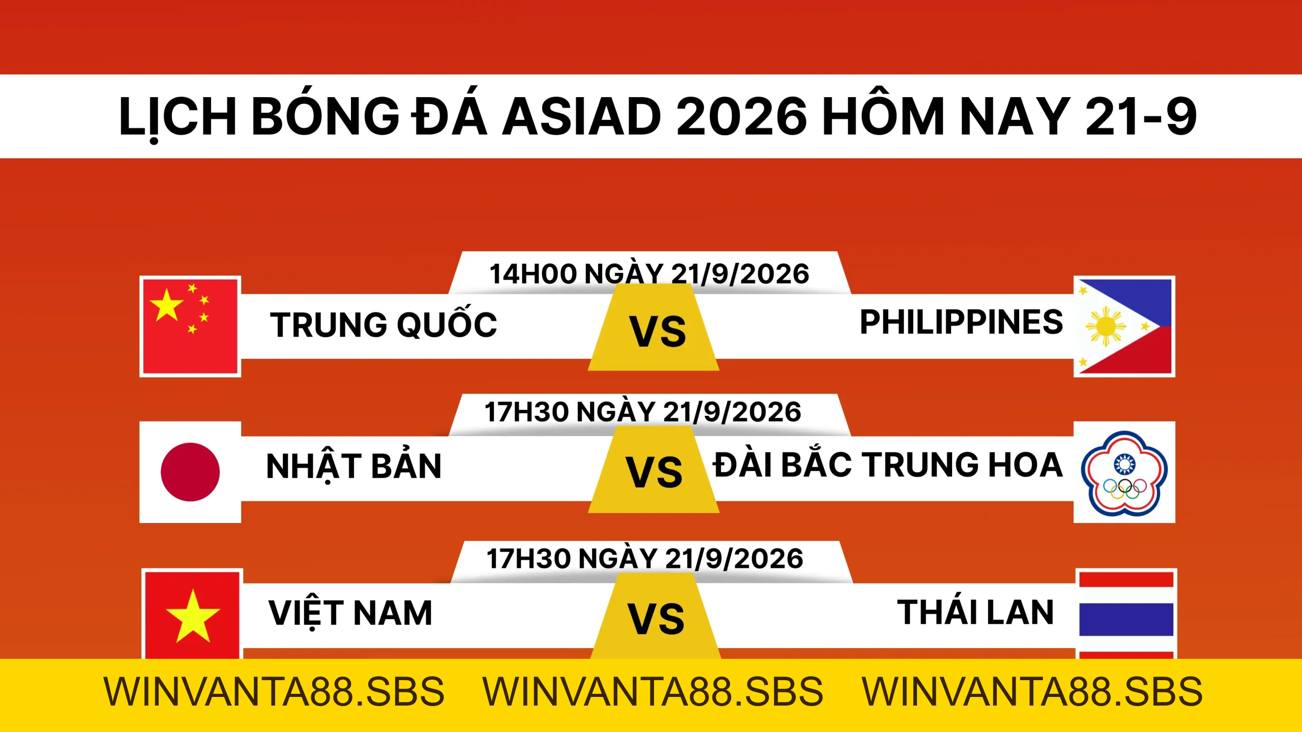 Lịch thi đấu bóng đá hôm nay 21/9: Nữ Việt Nam đấu Thái Lan | OK9.COM - WINVANTA88.SBS